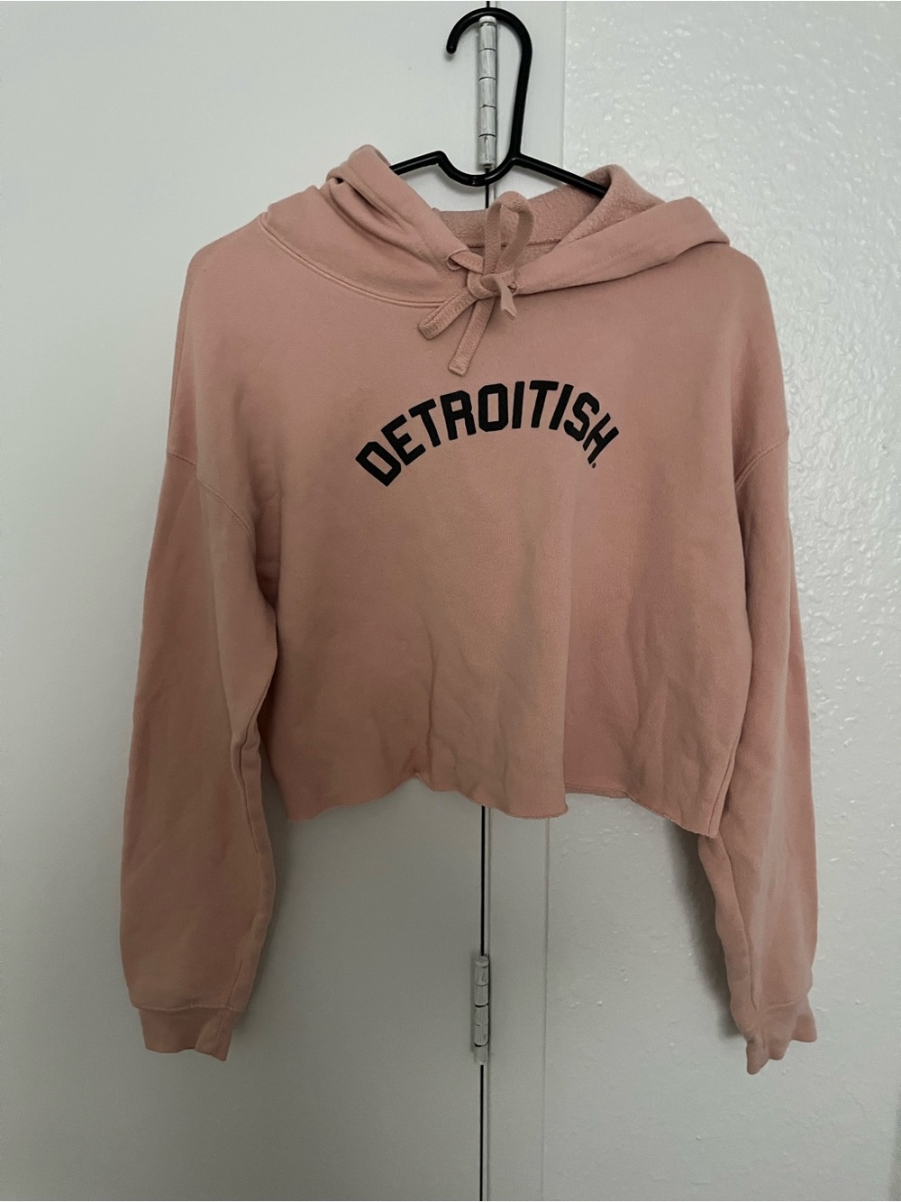 Women's Cropped Hoodie - Dusty Rose